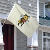 The Bee Holding the Rugby Ball Flag, 90 x 150 cm, Double-Sided view 3