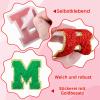 Morcheiong Self-Adhesive Chenille Letter Patches, 104-Piece Set view 3