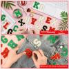 Morcheiong Self-Adhesive Chenille Letter Patches, 104-Piece Set view 4
