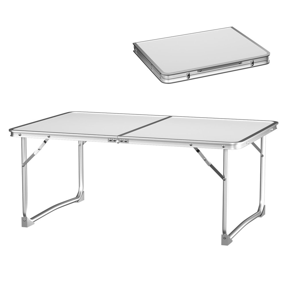 Bowose Folding Bed Table 60 x 40 cm, White