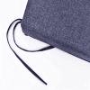 100/120/140/150/160/180 cm Rectangular Bench Cushion, 2/3-Seater, Blue, 120 x 35 x 4 cm view 3