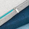 100/120/140/150/160/180 cm Rectangular Bench Cushion, 2/3-Seater, Blue, 120 x 35 x 4 cm view 4