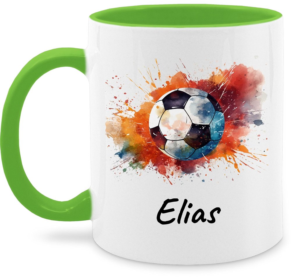 325 ml Football Mug, Light Green – Gift for Football Fans