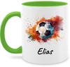 325 ml Football Mug, Light Green – Gift for Football Fans view 1