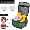 DOFFO Gator Lurking Green Insulated Lunch Bag view 4