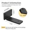 8-Pack Floating Shelf Brackets, 12.7 cm, 0.6 cm Thick, Heavy-Duty Hidden Iron Brackets with Screws view 2