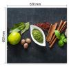 SMTDeco Cooktop Cover 65 x 60 cm, Tempered Glass, Herb Gray view 2