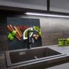 SMTDeco Cooktop Cover 65 x 60 cm, Tempered Glass, Herb Gray view 4