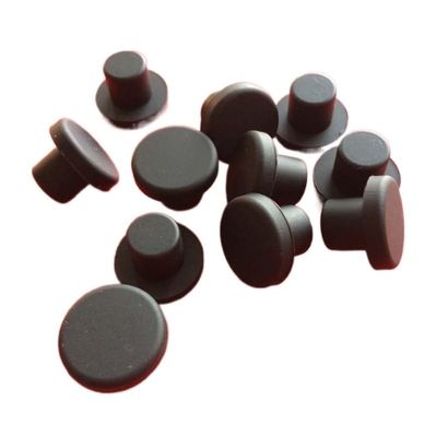 2.7–8.5 mm Black T-Stopper, Food-Grade Silicone Dustproof Plug (10PCS, A 5.5 mm Solid)