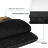 Golden Glitter Christmas Tree Slim Laptop Sleeve view 3
