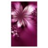 SMTDeco Glass Cooktop Cover 30 × 52 cm, Tempered Safety Glass, Scratch-Resistant & Non-Slip, Splash Guard & Cutting Board for Induction/Ceramic Cooktops, 1-Piece, Abstract Purple Design view 1
