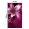 SMTDeco Glass Cooktop Cover 30 × 52 cm, Tempered Safety Glass, Scratch-Resistant & Non-Slip, Splash Guard & Cutting Board for Induction/Ceramic Cooktops, 1-Piece, Abstract Purple Design view 2