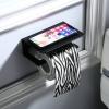 FrEshn Adhesive Toilet Paper Holder, Moonlight Blue view 2
