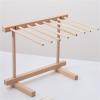 VKEID Wooden Hanging Pasta Drying Rack view 2