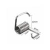 20 GT2 Tension Springs for 3D Printers, Silver Steel view 4
