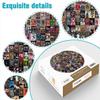 1000-Piece Vintage Collage Round Puzzle for Adults and Children 12+, 67.5 x 67.5 cm view 2
