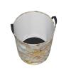 Starfish Seashell Sand Beach Portable Single-Layer Round Laundry Basket view 3