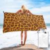 OPSREY Giraffe-Print Portable Quick-Dry Towel view 1