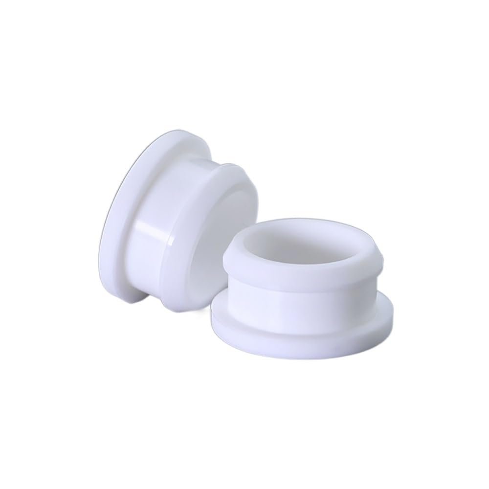 Silicone Rubber Snap-In Hole Plugs, 2.5–50.6 mm, White (A-34.6 mm, 5 pcs)