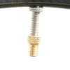 Bicycle Valve Caps for Presta and Schrader Valves, Brass with Integrated Rubber Seal (5 pcs) view 2
