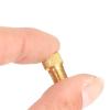 Bicycle Valve Caps for Presta and Schrader Valves, Brass with Integrated Rubber Seal (5 pcs) view 3
