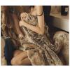 AMZZHAO Luxurious Faux Fox Fur Throw Blanket, Soft Warm Winter Plaid for Sofa and Bed, 150 x 200 cm view 4
