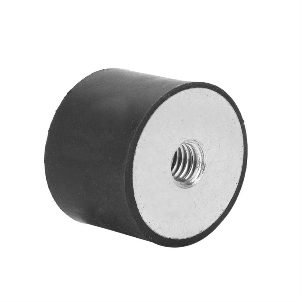WUDOLI Low-Noise M6 Rubber Vibration Mount, 25 x 25 mm