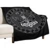 VZXATYOP Viking Thor's Hammer Retro Printed Fleece Blanket, Fenrir Wolf Pattern, Extra-Soft Warm Flannel Throw, Sofa, Home and Sleeping Blanket (Color: A11, Size: 50" x 60") view 3