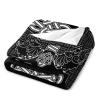 VZXATYOP Viking Thor's Hammer Retro Printed Fleece Blanket, Fenrir Wolf Pattern, Extra-Soft Warm Flannel Throw, Sofa, Home and Sleeping Blanket (Color: A11, Size: 50" x 60") view 4