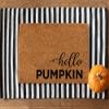 Hello Pumpkin Fall Doormat, 40 x 60 cm or 50 x 80 cm view 1