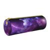 Galaxy Sky Round Leather Pencil Case and Makeup Bag view 1