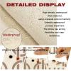 Fooyho 4-Pack 70 x 70 cm Outdoor Pillow Covers, Waterproof Plant Print view 2