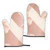 Rose Gold Wallpaper Oven Mitts, Set of 2 view 1