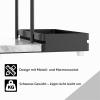 STWWO Black Table Napkin Holder with Marble Base view 2