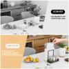 STWWO Black Table Napkin Holder with Marble Base view 4