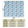 Cloud Donuts Throw Blanket, Flannel, 127 x 101 cm, Soft, Warm and Lightweight view 4