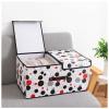 Foldable Fabric Storage Basket with Reinforced Handles view 1
