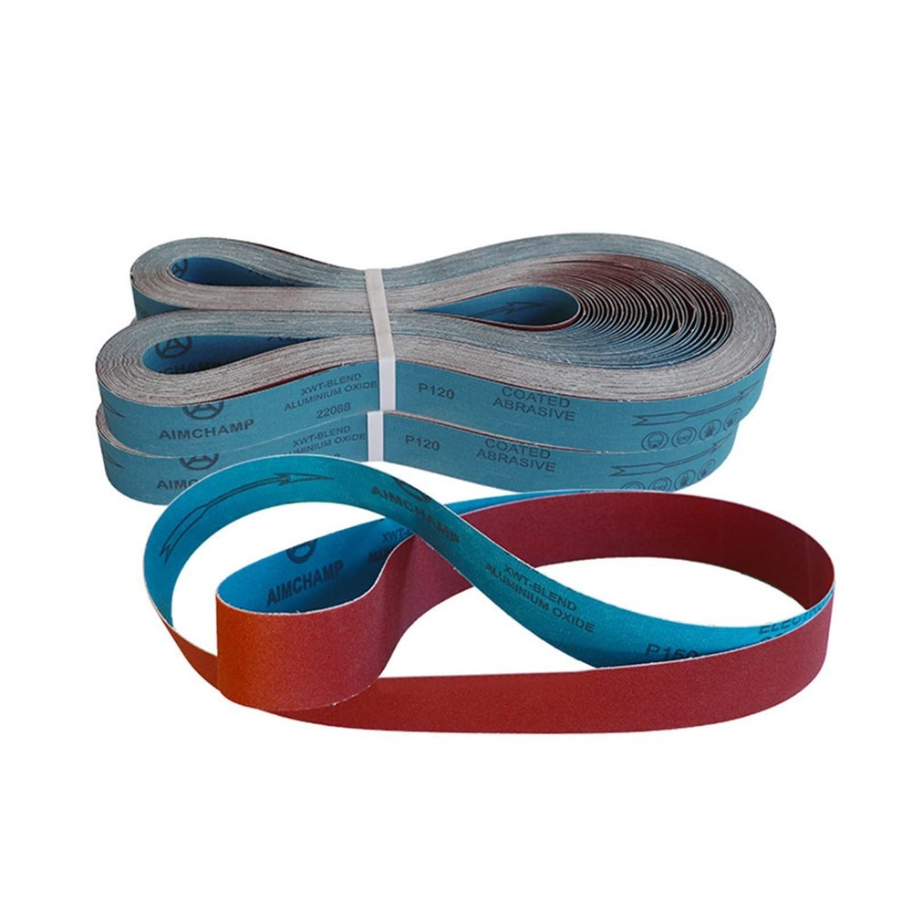 LekLai Belt Sander Sanding Belts, 10-Pack, 915 x 100 mm, Aluminum Oxide, 40-600 Grit