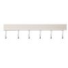 Haofy Aluminum Wall Hook Rail, Adhesive-Free, Holds up to 5 kg view 2