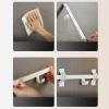 Haofy Aluminum Wall Hook Rail, Adhesive-Free, Holds up to 5 kg view 3