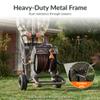 Giraffe Tools Garden Hose Reel Cart with Wheels, Heavy-Duty Metal Hose Reel, 60 m 1/2-Inch Capacity, Mobile Outdoor Hose Cart view 2