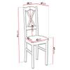 Mirjan24 Zefir XI Dining Chair, Walnut/Hygge 20 view 2