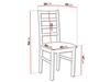 Mirjan24 Zefir VIII Dining Chair, White/Soro 28 view 2