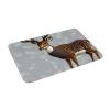 ResKiu Durable Non-Slip Gray Plum Deer Doormat view 2