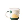 Nff Ceramic Coffee Mug with Lid and Handle, Dark Green, 320 ml view 1