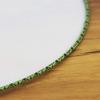CROIRE 10-Pack 21 cm DIY Painting Fans for Kids, Silk Fabric, Blank, Plastic Handle, Round view 4