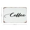 Coffee Retro Metal Sign, 8 x 12 in view 2