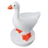 hobbyme Magnetic Goose Duck Key Holder Decor, Orange Duck Statue view 3