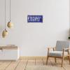 Petrographer Navy Blue Custom Metal Sign, 6 x 12 in view 4