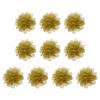 PATIKIL 10-Piece 2.8-Inch Chiffon Fabric Flowers, Ginger view 1